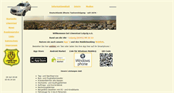 Desktop Screenshot of loewentaxi.de